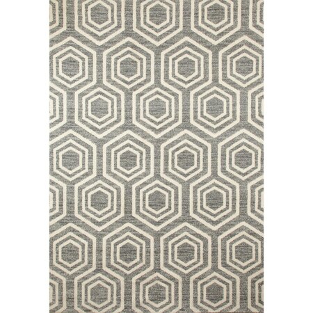 Standalone Highline Collection Bees Knees Woven Area Rug - Gray - 3 x 4 ft. ST2994644